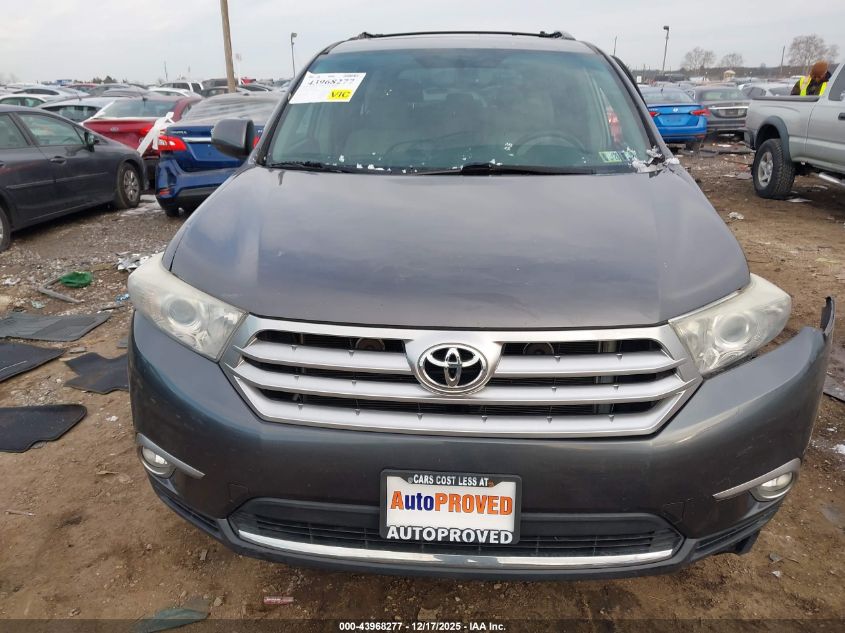 2012 Toyota Highlander Se V6 VIN: 5TDBK3EH2CS142967 Lot: 43968277