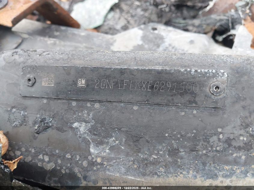 2014 Chevrolet Equinox 1Lt VIN: 2GNFLFEK8E6291500 Lot: 43968279