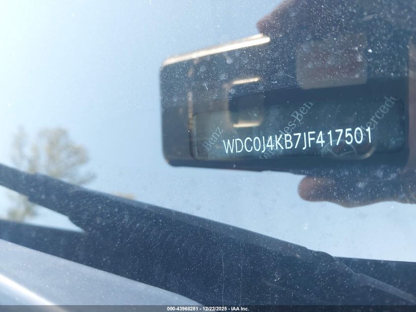 2018 Mercedes-Benz Glc 300 Coupe 4Matic VIN: WDC0J4KB7JF417501 Lot: 43968281