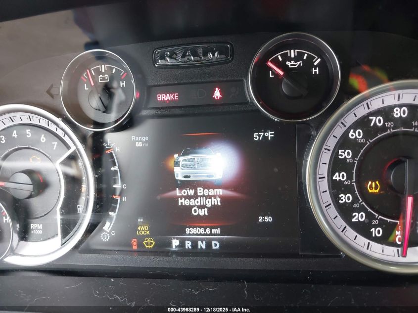 2019 Ram 1500 Classic Warlock 4X4 6'4 Box VIN: 1C6RR7GG6KS708714 Lot: 43968289