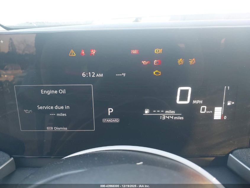 2025 Nissan Kicks Sv Intelligent Awd VIN: 3N8AP6CB0SL428791 Lot: 43968300