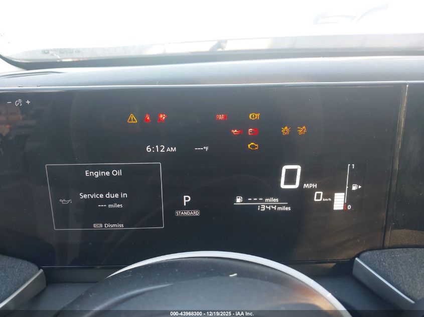 2025 Nissan Kicks Sv Intelligent Awd VIN: 3N8AP6CB0SL428791 Lot: 43968300