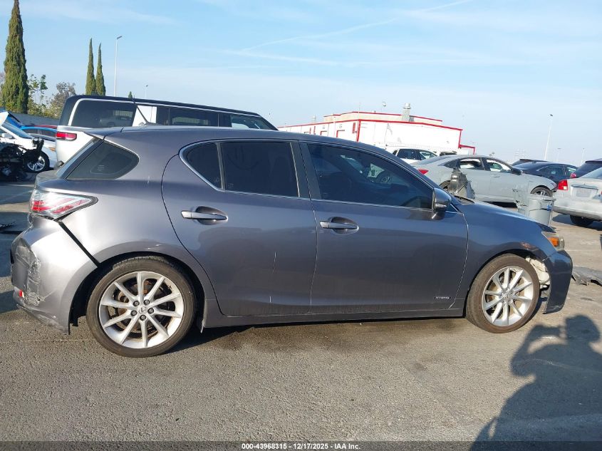2012 Lexus Ct 200H Premium VIN: JTHKD5BHXC2079164 Lot: 43968315