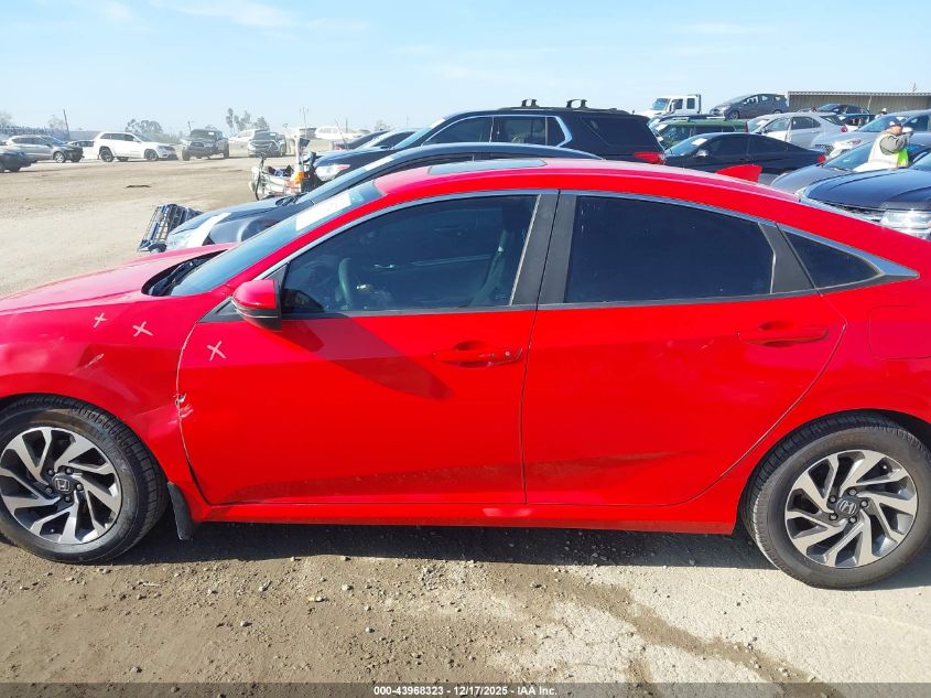 2018 Honda Civic Ex VIN: 2HGFC2F73JH587536 Lot: 43968323