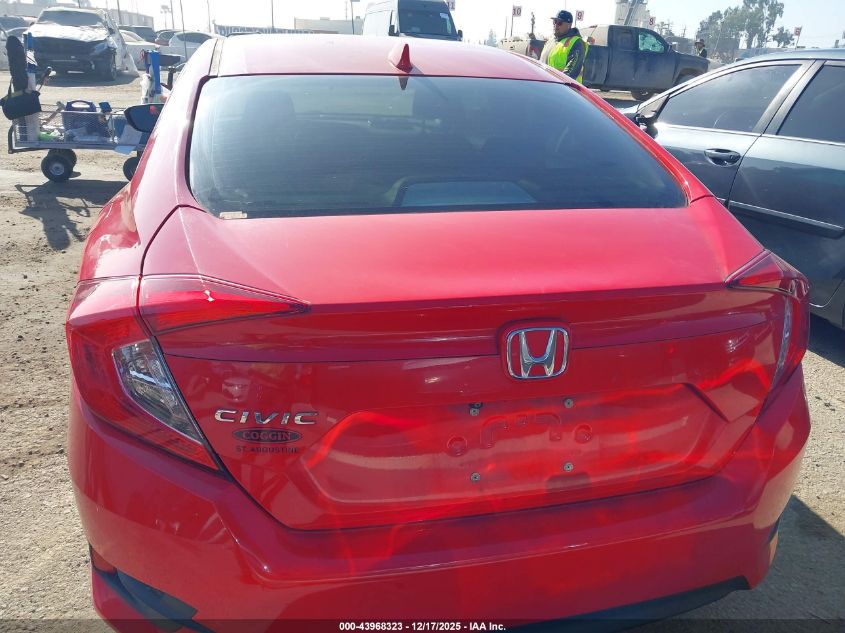 2018 Honda Civic Ex VIN: 2HGFC2F73JH587536 Lot: 43968323
