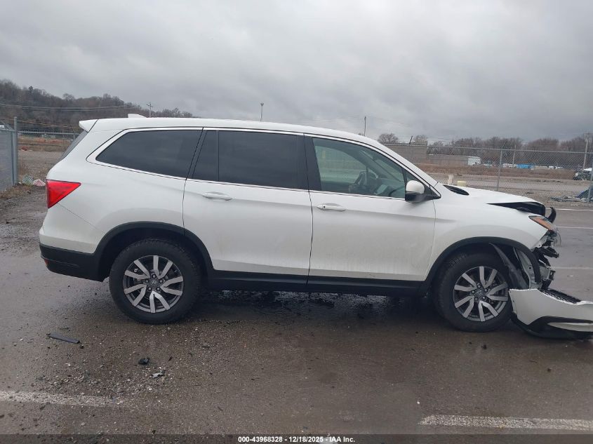 2021 Honda Pilot Awd Ex VIN: 5FNYF6H37MB062814 Lot: 43968328