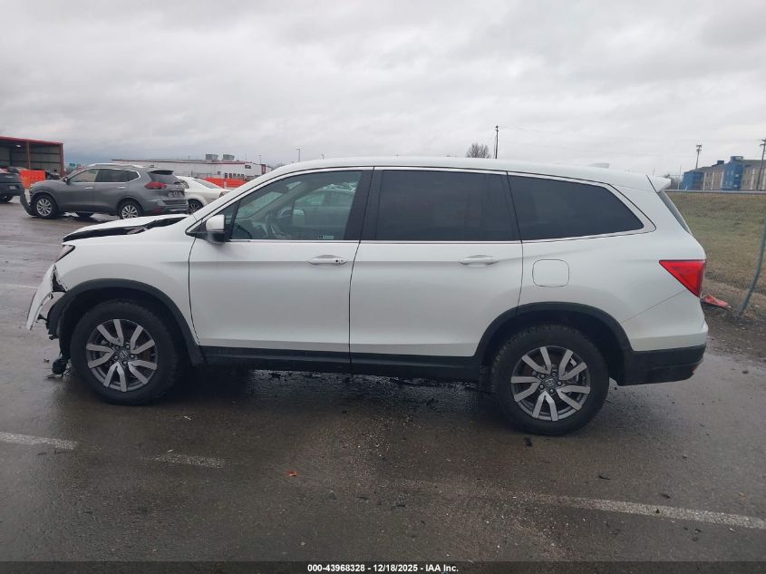 2021 Honda Pilot Awd Ex VIN: 5FNYF6H37MB062814 Lot: 43968328