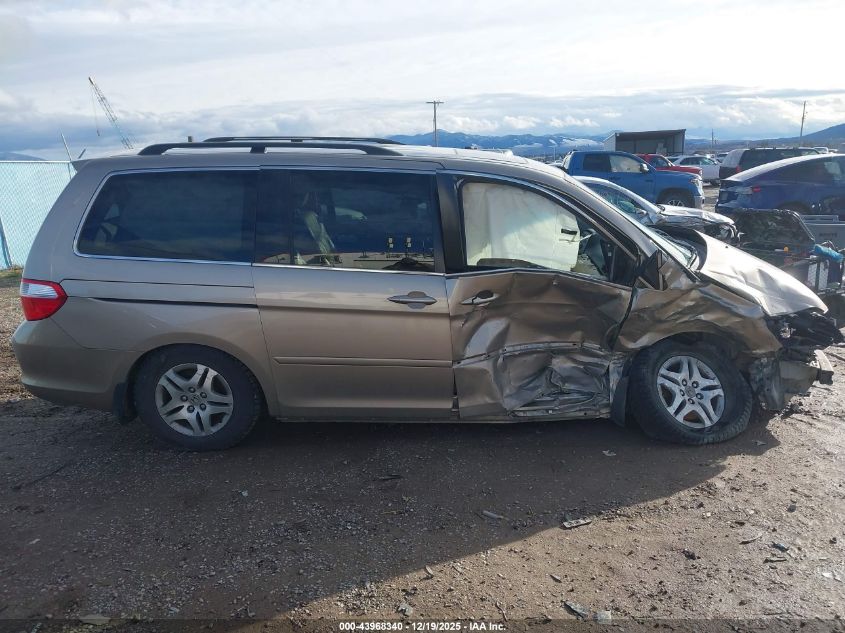 2007 Honda Odyssey Ex-L VIN: 5FNRL38787B444238 Lot: 43968340