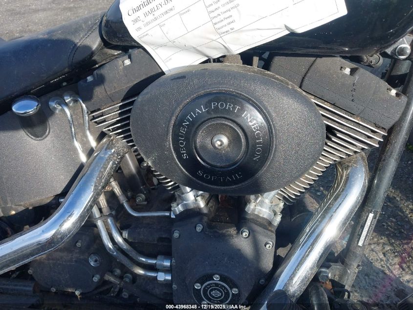 2002 Harley-Davidson Fxstbi VIN: 1HD1JAB132Y082967 Lot: 43968348