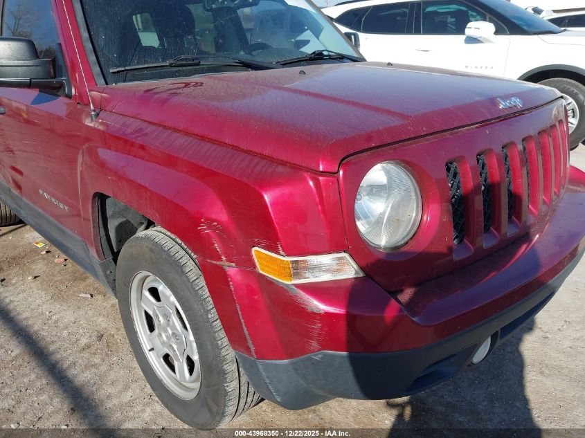 2016 Jeep Patriot Sport VIN: 1C4NJPBB2GD660019 Lot: 43968350