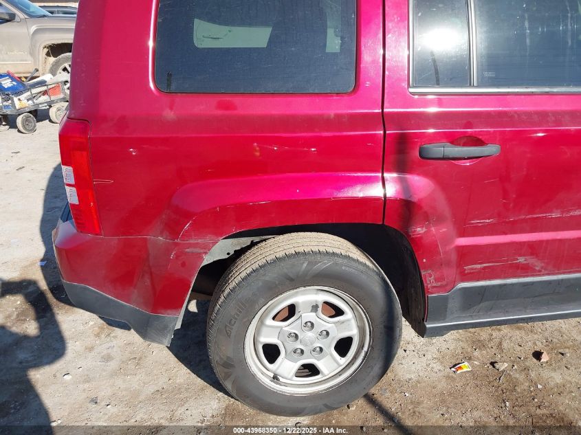 2016 Jeep Patriot Sport VIN: 1C4NJPBB2GD660019 Lot: 43968350