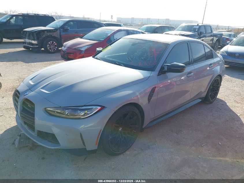 2022 BMW M3 Competition VIN: WBS33AY07NFM37814 Lot: 43968353