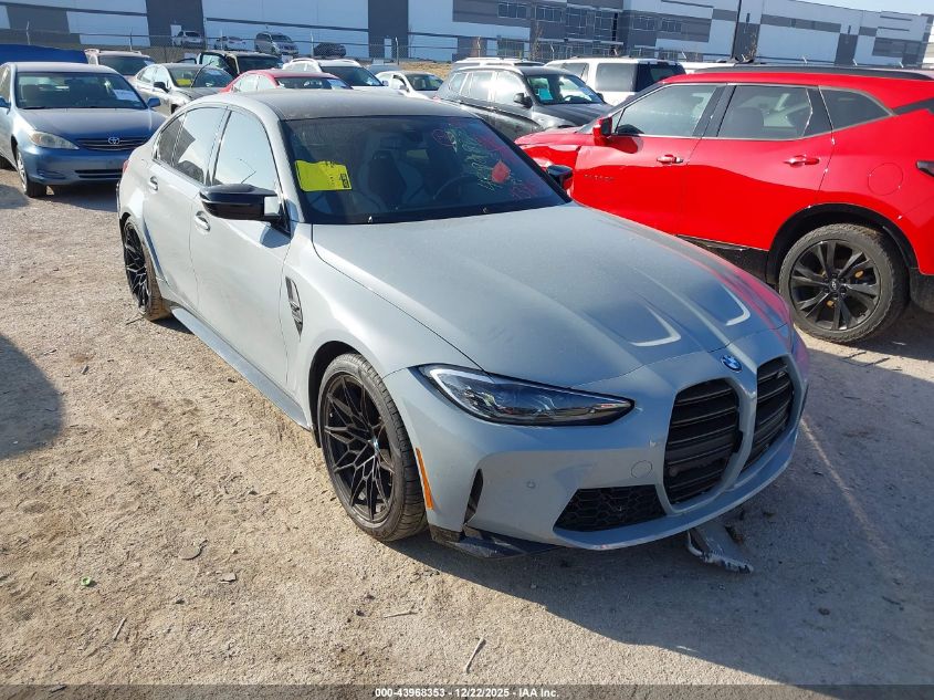 2022 BMW M3 Competition VIN: WBS33AY07NFM37814 Lot: 43968353