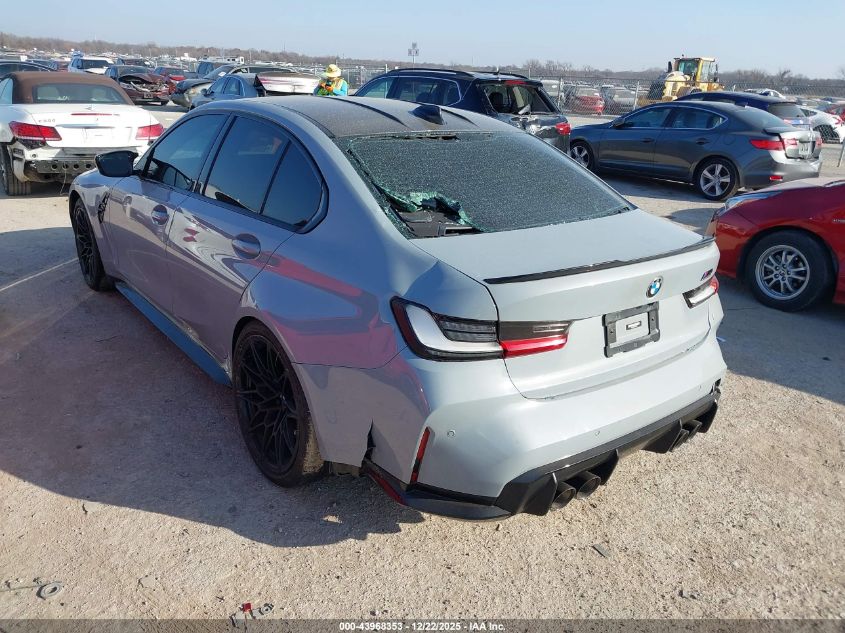 2022 BMW M3 Competition VIN: WBS33AY07NFM37814 Lot: 43968353