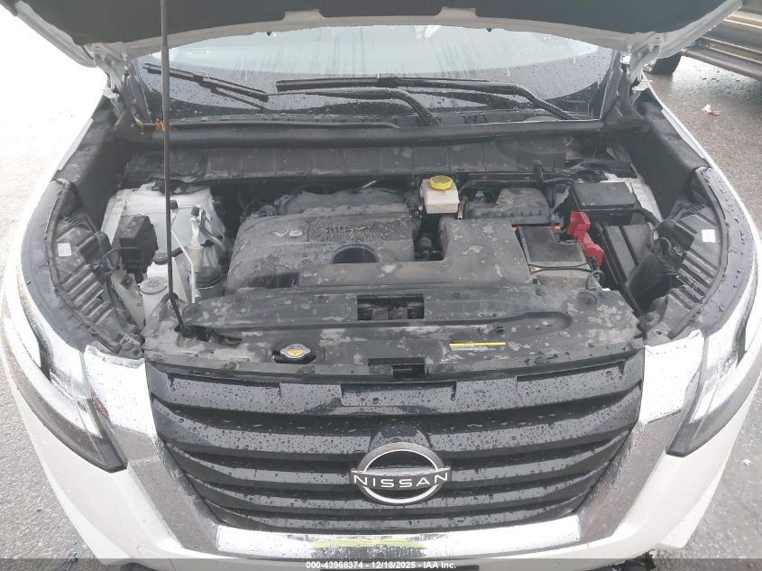 2022 Nissan Pathfinder Sv 4Wd VIN: 5N1DR3BD8NC247860 Lot: 43968374