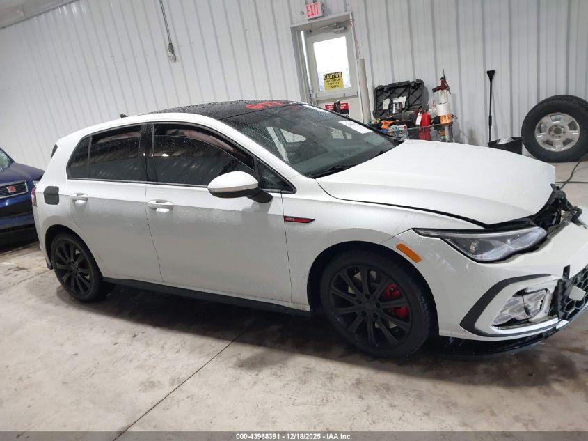 2023 Volkswagen Golf Gti 2.0T Se VIN: WVW2A7CD3PW148437 Lot: 43968391