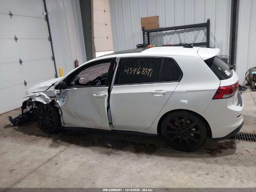 2023 Volkswagen Golf Gti 2.0T Se VIN: WVW2A7CD3PW148437 Lot: 43968391