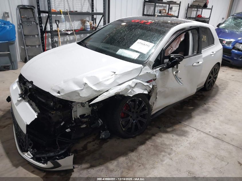 2023 Volkswagen Golf Gti 2.0T Se VIN: WVW2A7CD3PW148437 Lot: 43968391