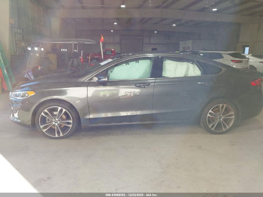 2019 Ford Fusion Titanium VIN: 3FA6P0D90KR152710 Lot: 43968392