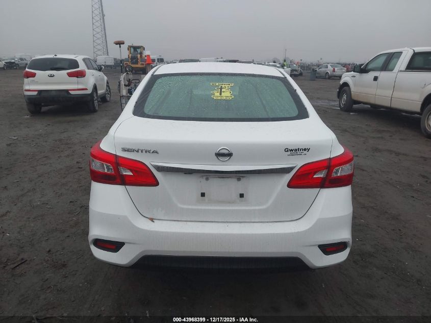 2019 Nissan Sentra S VIN: 3N1AB7AP8KY303252 Lot: 43968399