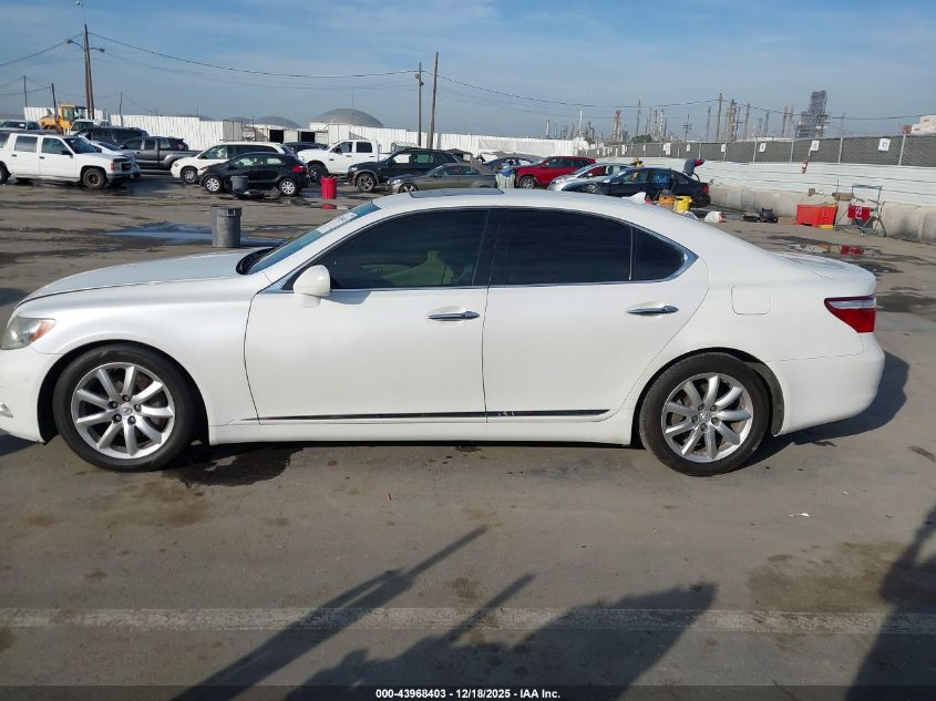 2009 Lexus Ls 460 VIN: JTHBL46F495090982 Lot: 43968403