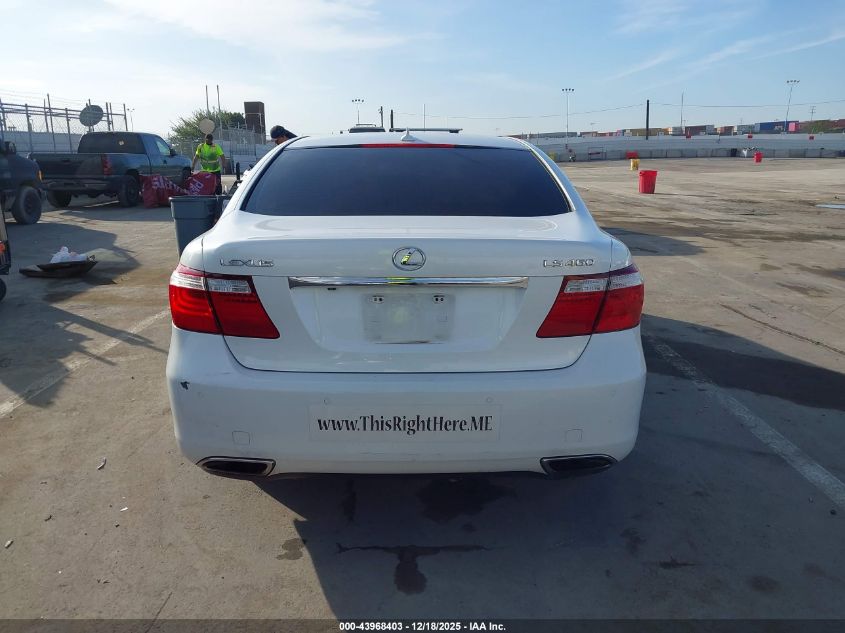2009 Lexus Ls 460 VIN: JTHBL46F495090982 Lot: 43968403