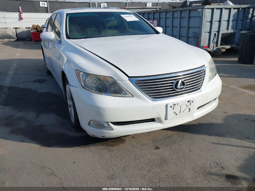 2009 Lexus Ls 460 VIN: JTHBL46F495090982 Lot: 43968403