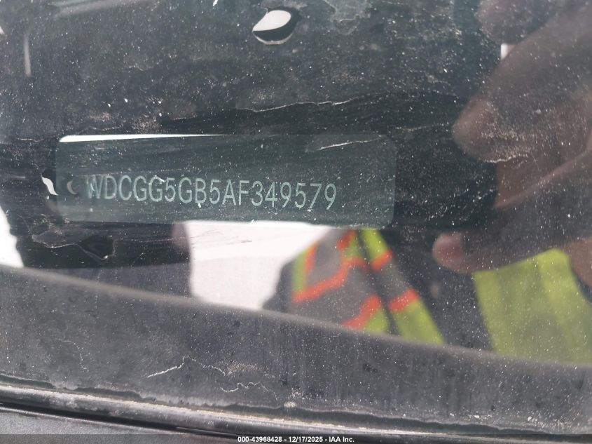 2010 Mercedes-Benz Glk 350 VIN: WDCGG5GB5AF349579 Lot: 43968428