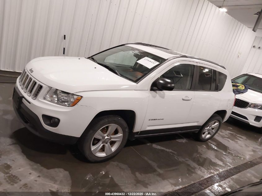 2013 Jeep Compass Latitude VIN: 1C4NJDEB6DD222674 Lot: 43968432