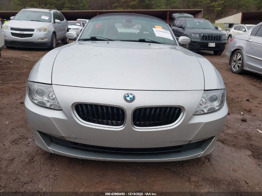2007 BMW Z4 3.0I VIN: 4USBU33507LW72469 Lot: 43968450