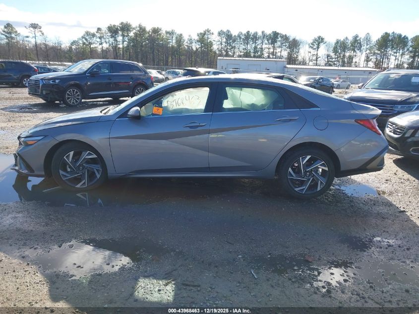 2025 Hyundai Elantra Sel Convenience VIN: KMHLS4DG6SU936928 Lot: 43968463