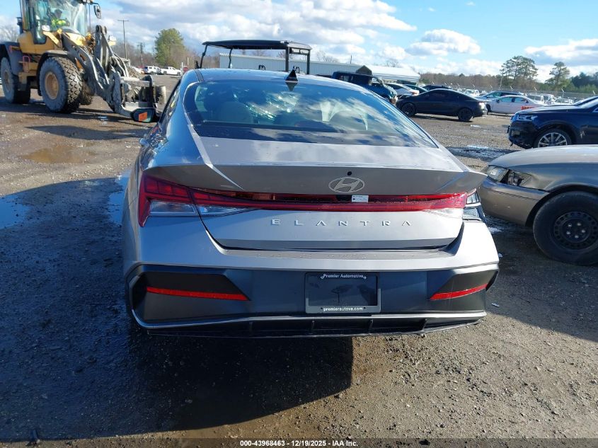 2025 Hyundai Elantra Sel Convenience VIN: KMHLS4DG6SU936928 Lot: 43968463