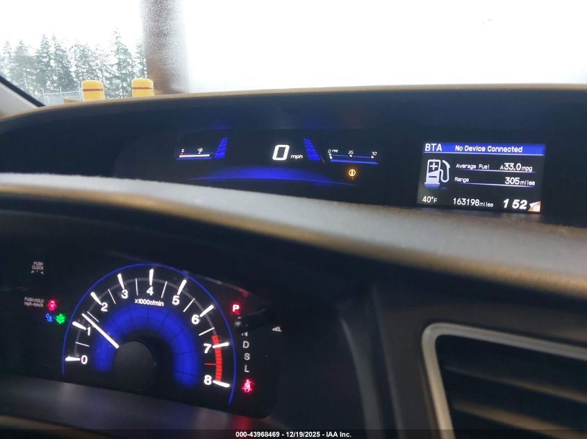 2014 Honda Civic Lx VIN: 2HGFG3B57EH512312 Lot: 43968469