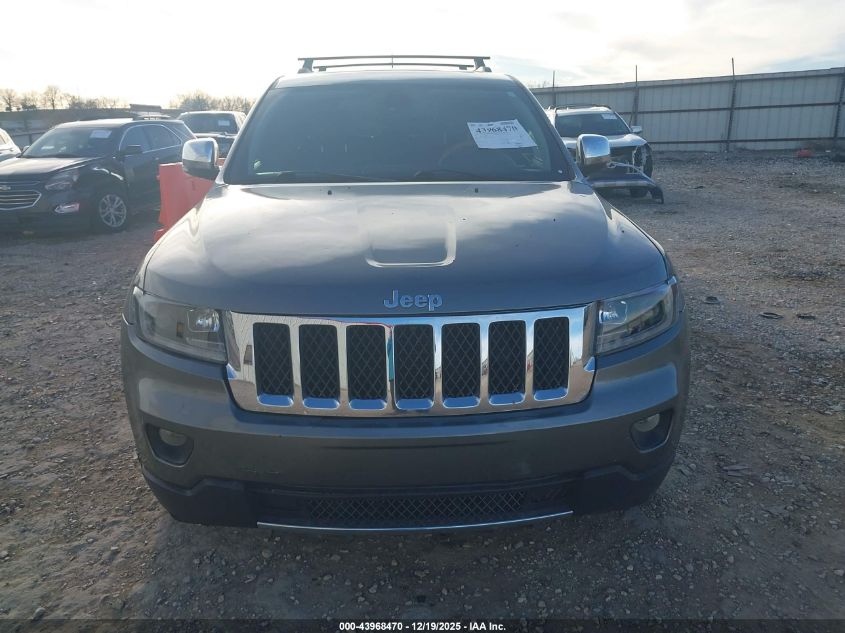 2013 Jeep Grand Cherokee Overland VIN: 1C4RJFCG3DC542455 Lot: 43968470