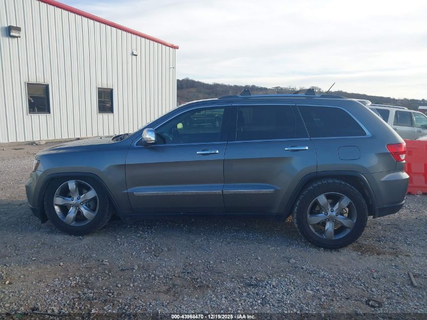 2013 Jeep Grand Cherokee Overland VIN: 1C4RJFCG3DC542455 Lot: 43968470