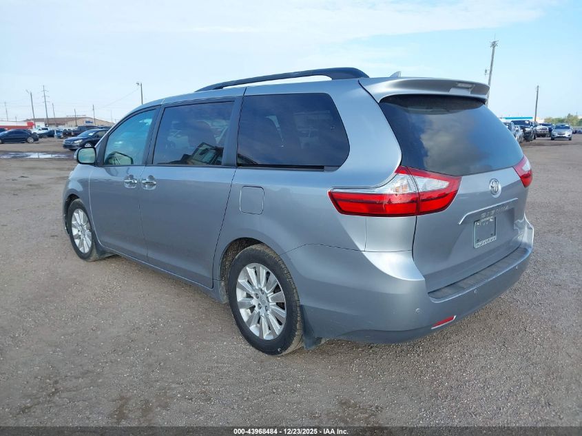 2015 Toyota Sienna Limited 7 Passenger