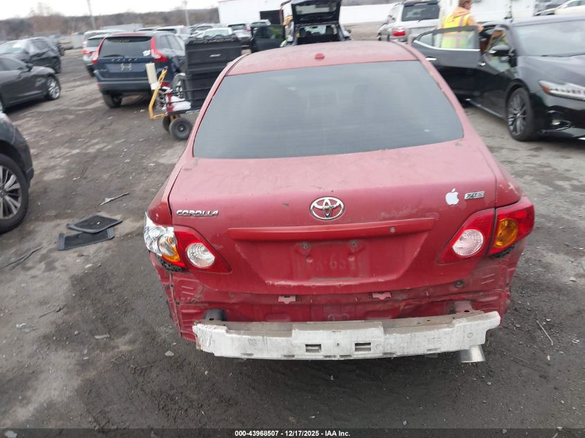 2009 Toyota Corolla Xle VIN: JTDBL40E399085539 Lot: 43968507