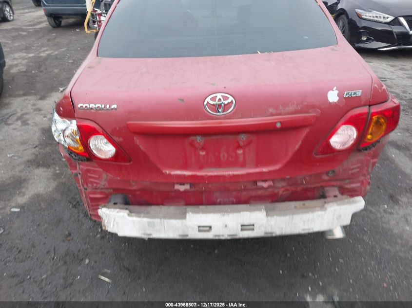 2009 Toyota Corolla Xle VIN: JTDBL40E399085539 Lot: 43968507