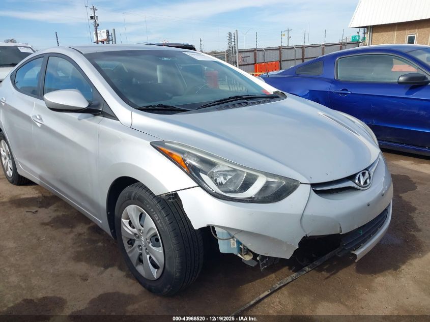 2016 Hyundai Elantra Se VIN: 5NPDH4AE5GH766671 Lot: 43968520