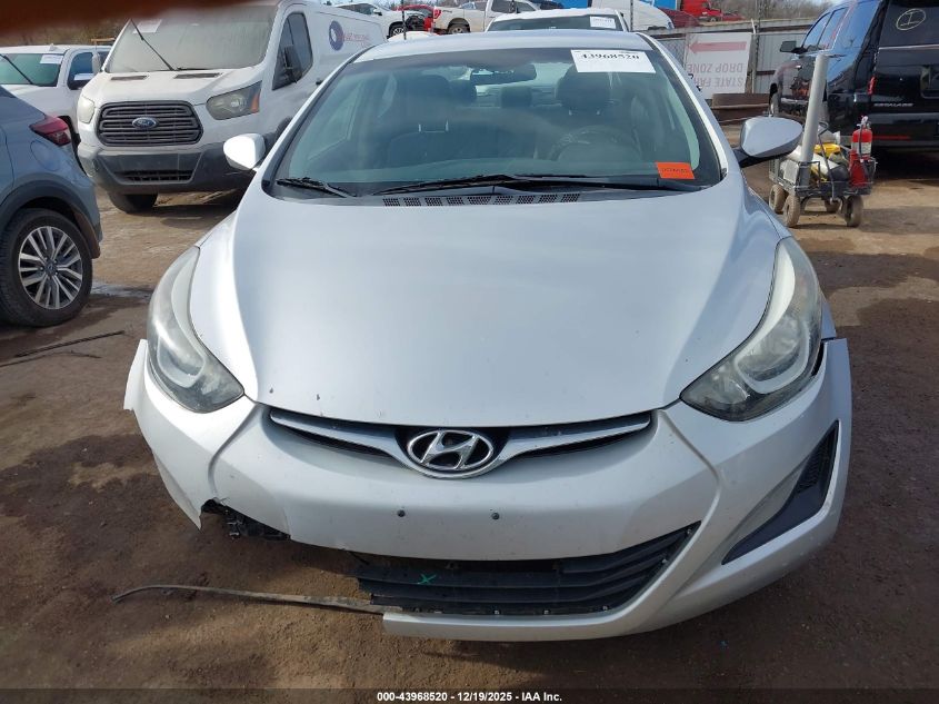 2016 Hyundai Elantra Se VIN: 5NPDH4AE5GH766671 Lot: 43968520