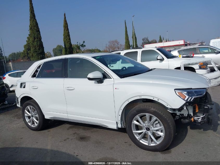2025 Audi Q3 Premium 45 Tfsi S Line Quattro Tiptronic VIN: WA1DECF34S1076947 Lot: 43968528