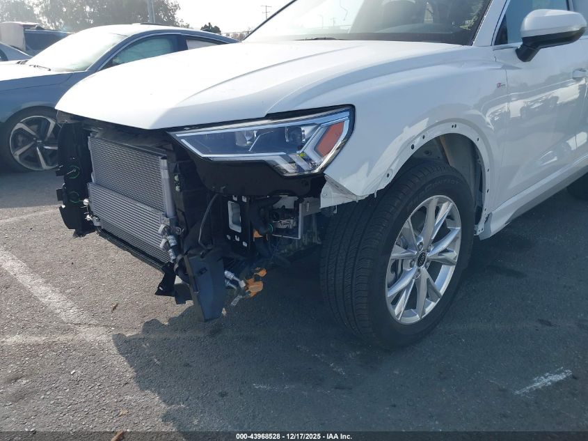 2025 Audi Q3 Premium 45 Tfsi S Line Quattro Tiptronic VIN: WA1DECF34S1076947 Lot: 43968528
