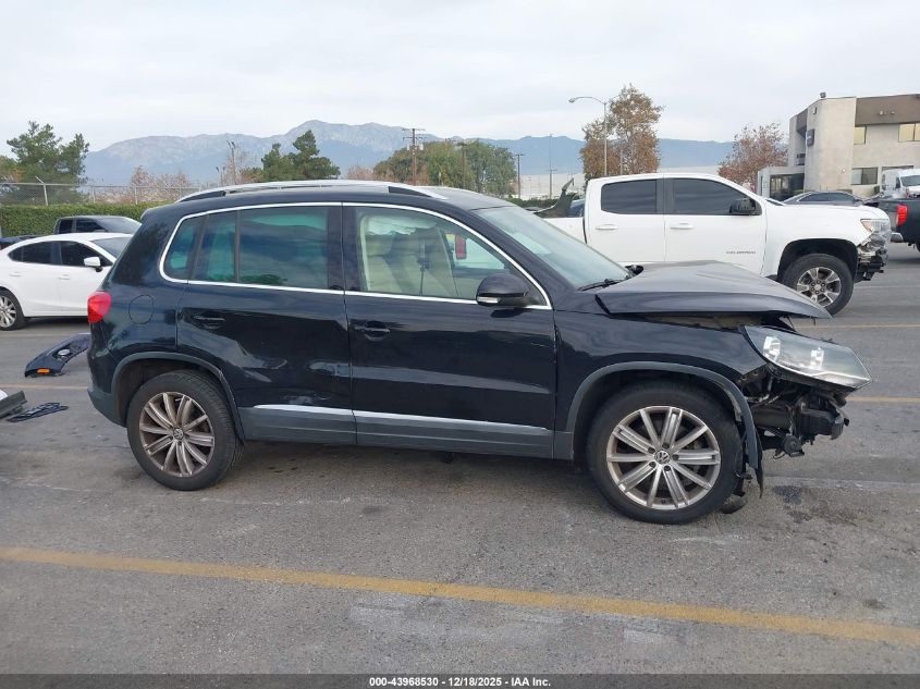 2014 Volkswagen Tiguan Se VIN: WVGAV3AX9EW503738 Lot: 43968530