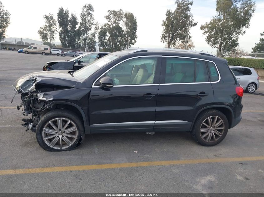 2014 Volkswagen Tiguan Se VIN: WVGAV3AX9EW503738 Lot: 43968530