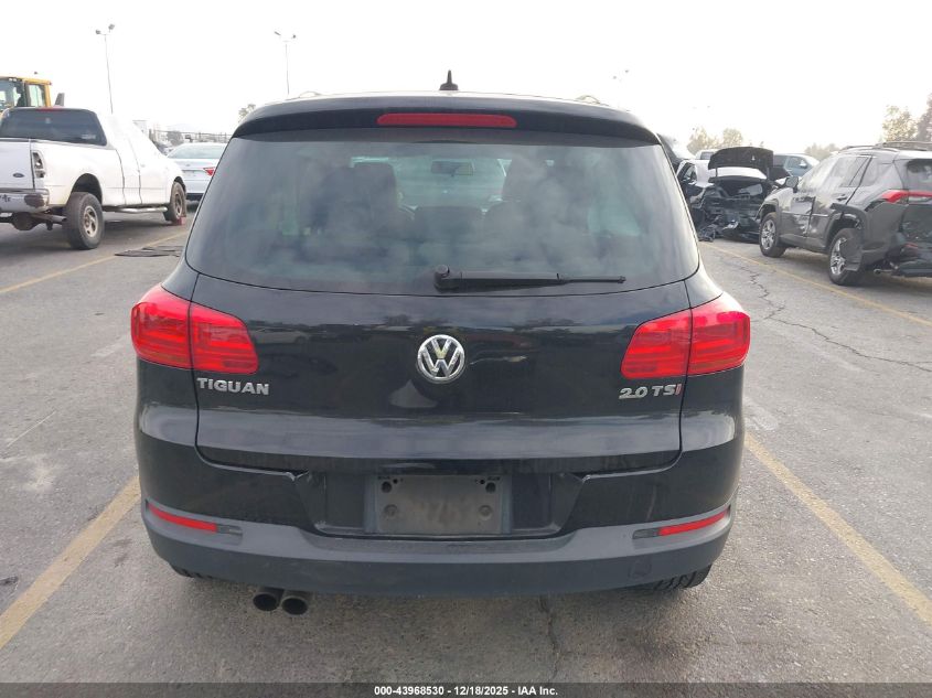 2014 Volkswagen Tiguan Se VIN: WVGAV3AX9EW503738 Lot: 43968530