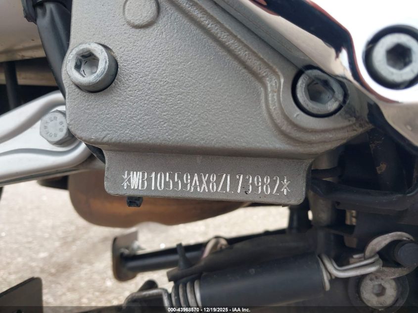 2008 BMW K1200 Lt VIN: WB10559AX8ZL73982 Lot: 43968570