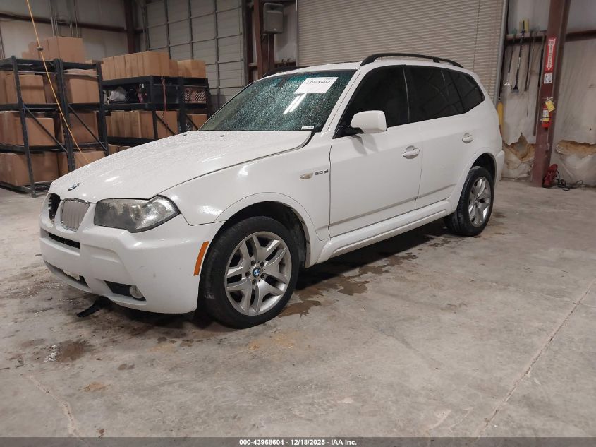 2007 BMW X3 3.0Si VIN: WBXPC93487WF23899 Lot: 43968604