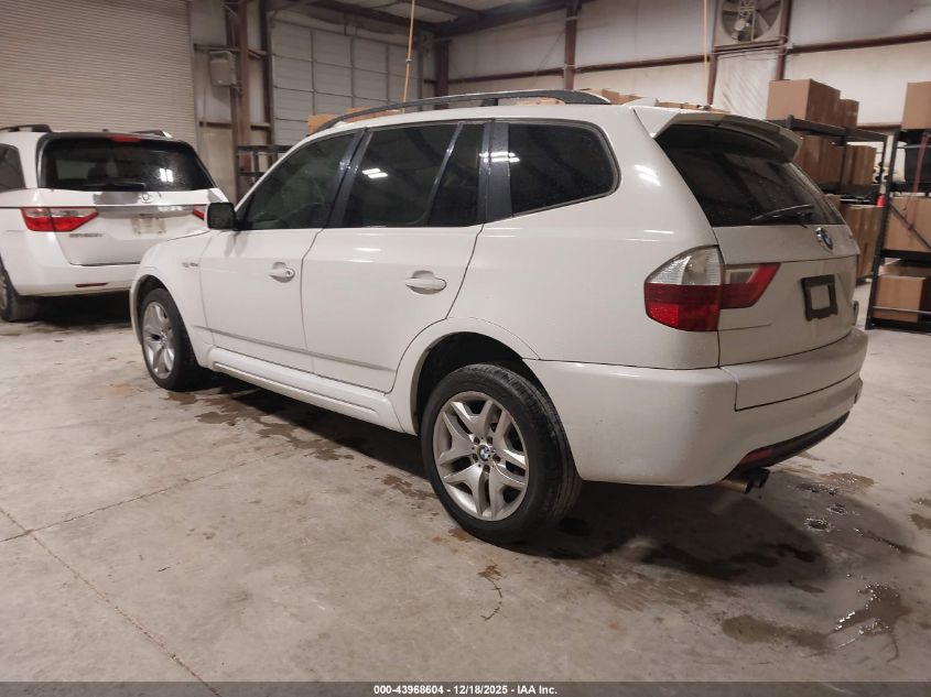 2007 BMW X3 3.0Si VIN: WBXPC93487WF23899 Lot: 43968604