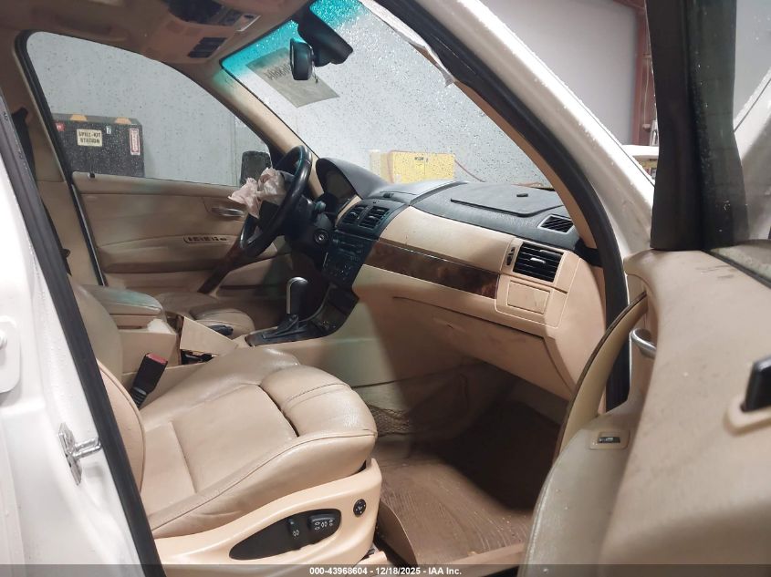 2007 BMW X3 3.0Si VIN: WBXPC93487WF23899 Lot: 43968604