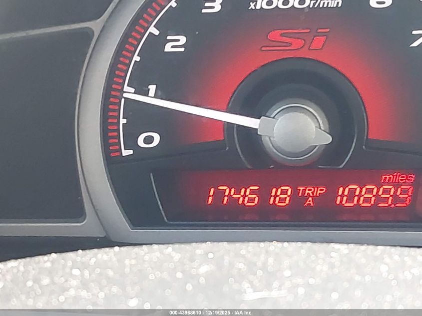 2010 Honda Civic Sdn Si VIN: 2HGFA5E56AH702217 Lot: 43968610